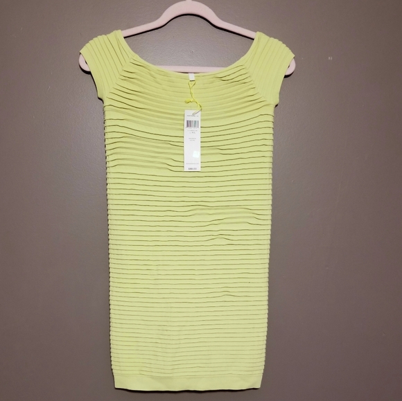 BCBGeneration | NWT Bright Lime Bodycon Dress - Picture 5 of 6